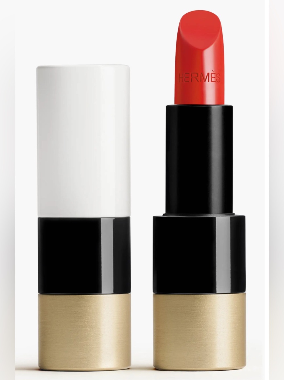 Hermès # 75 Satin Lipstick, Red/Rouge Amazone, New in Box 3.5g 0.12oz
